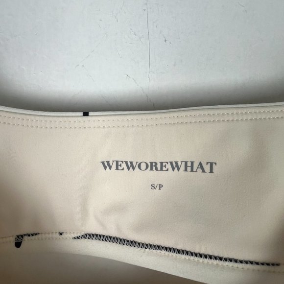 NWT WeWoreWhat Cami Bra Top Scribbles Off White Size Small S NEW - Picture 7 of 11